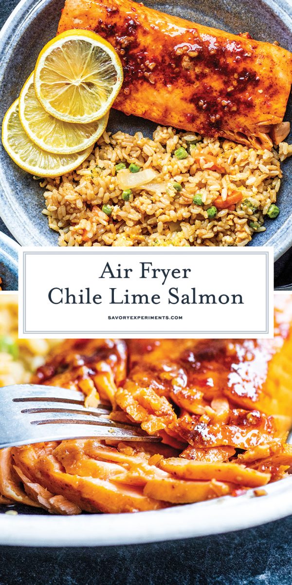 air fryer salmon for pinterest 