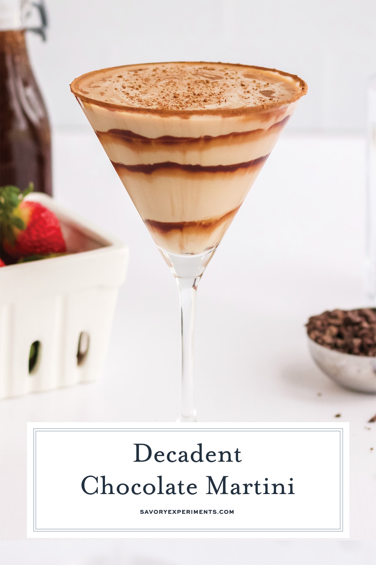 BEST Chocolate Martini Recipe Creamy & Delicious After Dinner Drink!