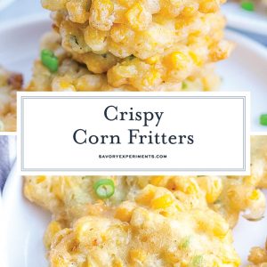 crispy corn fritters for pinterest