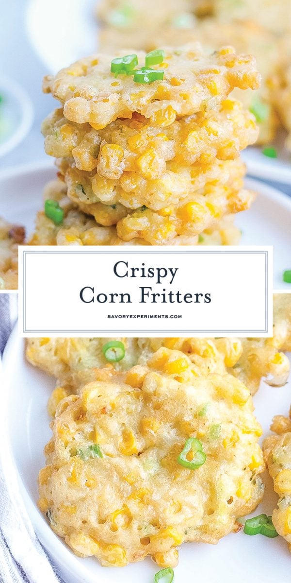 crispy corn fritters for pinterest 