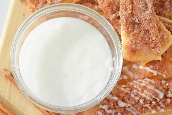 powdered sugar dipping sauce