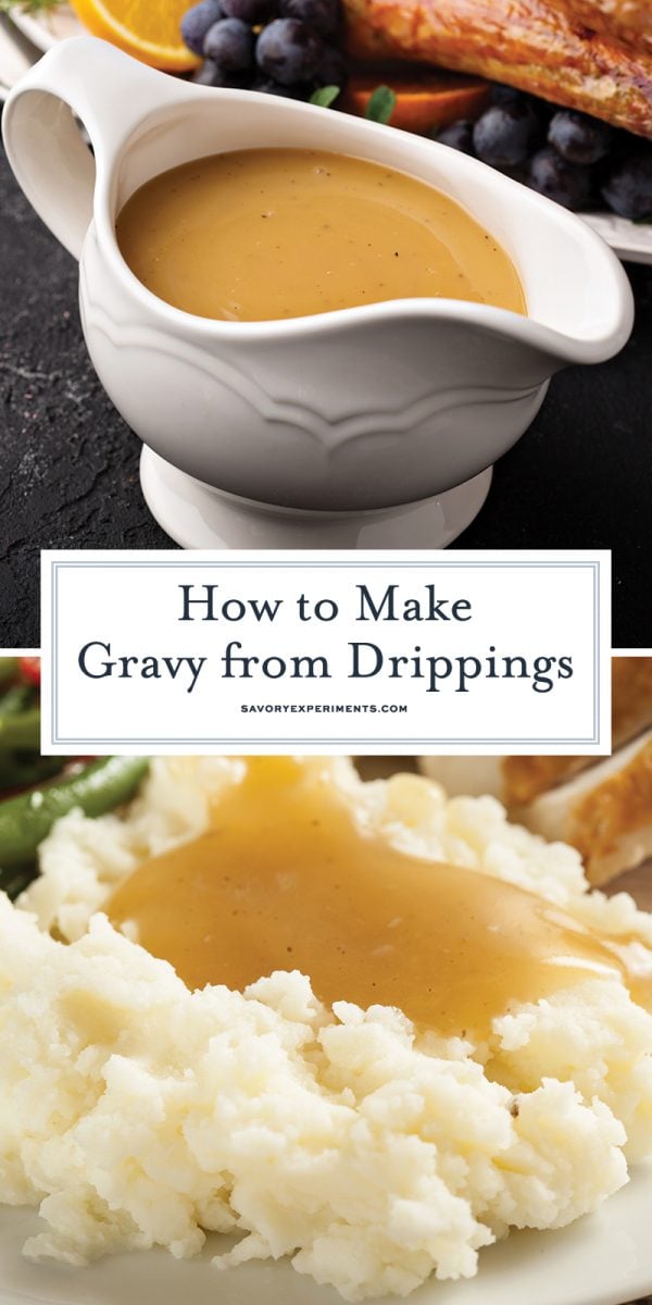 how to make gravy from drippings for pinterest