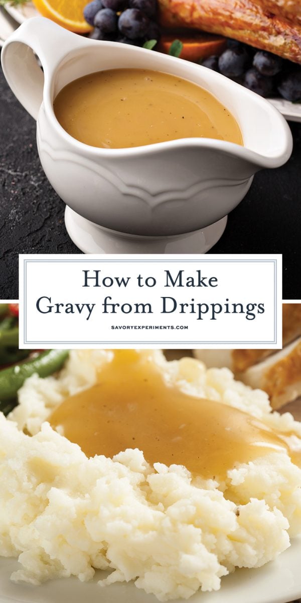 how to make gravy from drippings for pinterest 