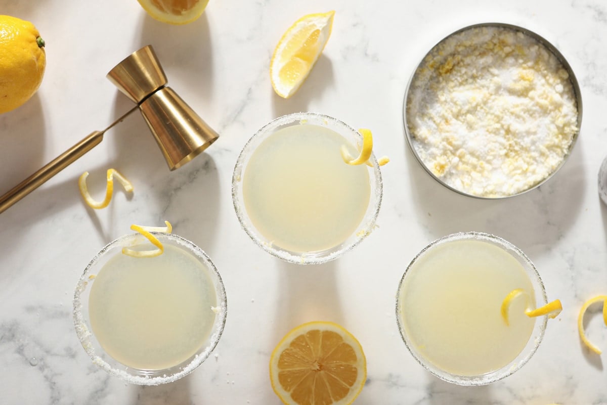 how to make a lemon drop  drink recipe