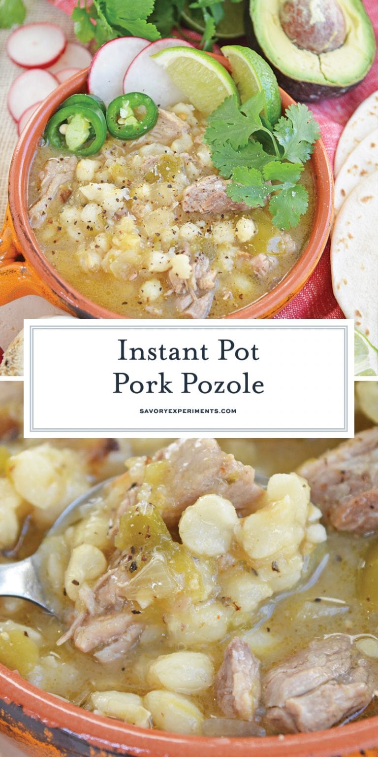 BEST Instant Pot Pork Pozole Verde Recipe Traditional Mexican Stew