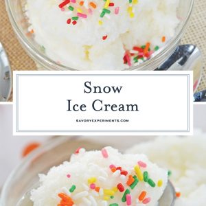 snow ice cream for pinterest