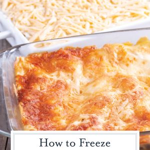 how to freeze a casserole for pinterest