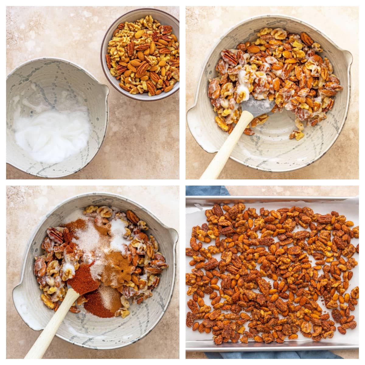 how to make homemade spiced mixed nuts  