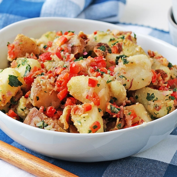 Bacon Mustard Potato Salad No Mayo Potato Salad Recipe