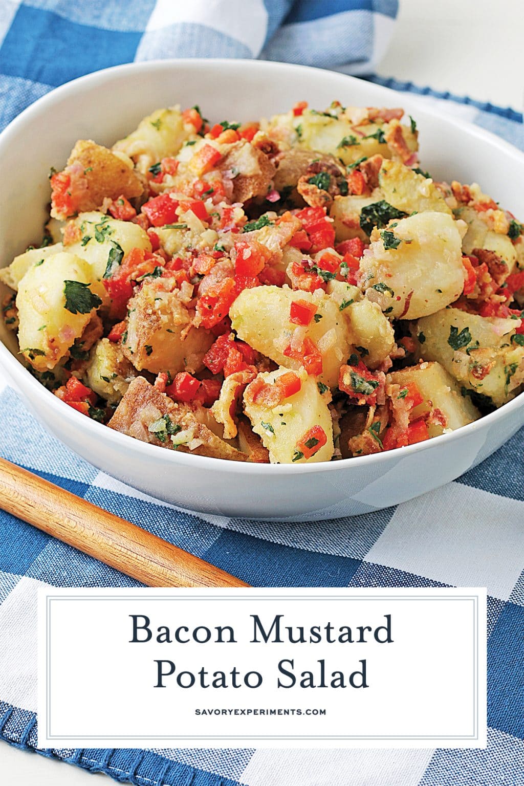Bacon Mustard Potato Salad No Mayo Potato Salad Recipe