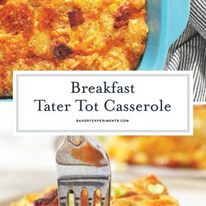 tater tot casserole for pinterest