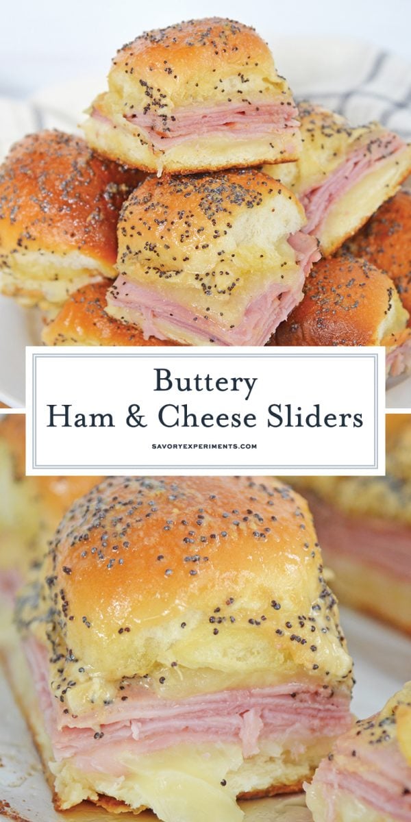 ham and cheese sliders for pinterest 