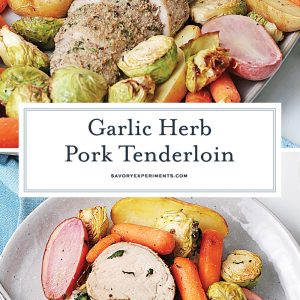 garlic herb pork tenderloin for pinterest