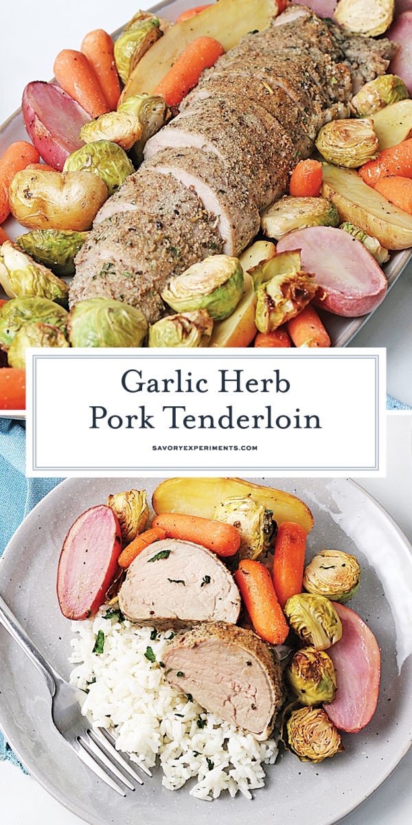 garlic herb pork tenderloin for pinterest 