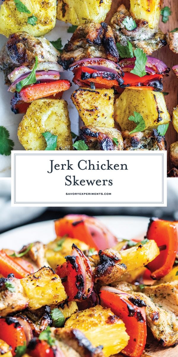 jerk chicken skewers for pinterest