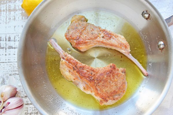 frying lamb chops