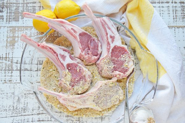 crusting lamb chops