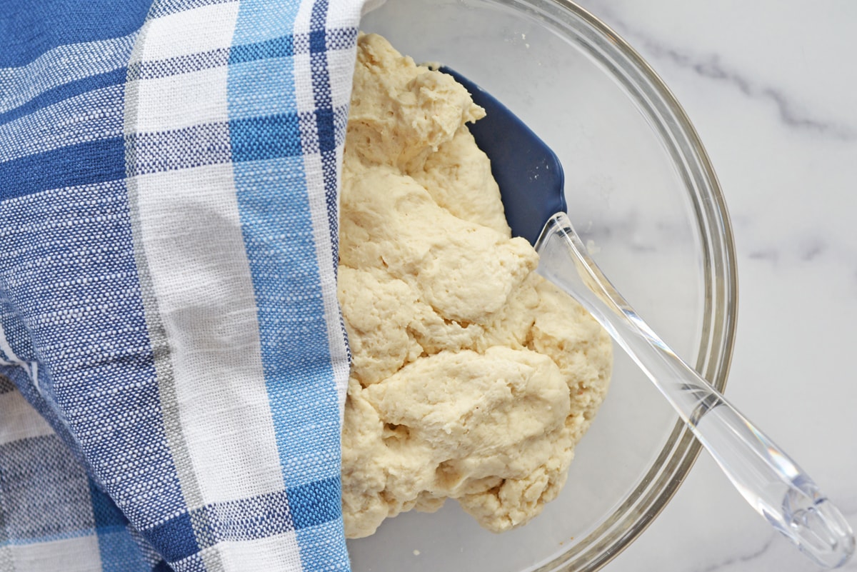 bowl of dough for sopapillas 