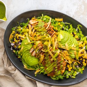 dressed southwest chicken salad