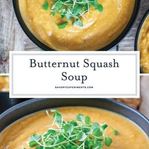 butternut squash soup for pinterest