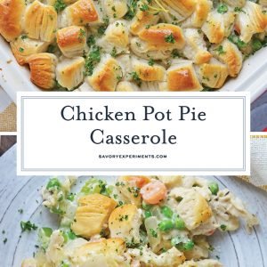 chicken pot pie casserole for pinterest