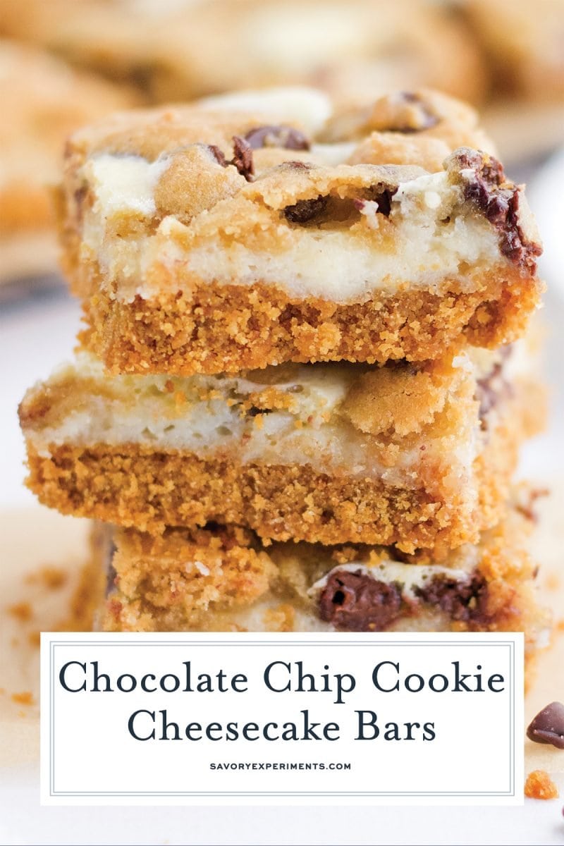 cheesecake bars stacked