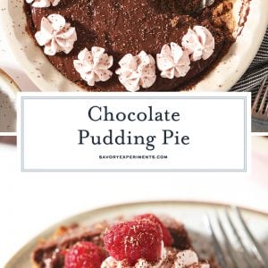 homemade chocolate pudding pie for pinterest