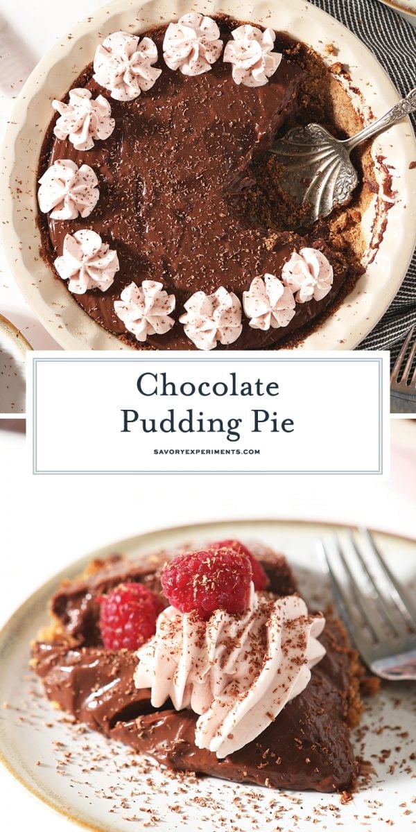 homemade chocolate pudding pie for pinterest 