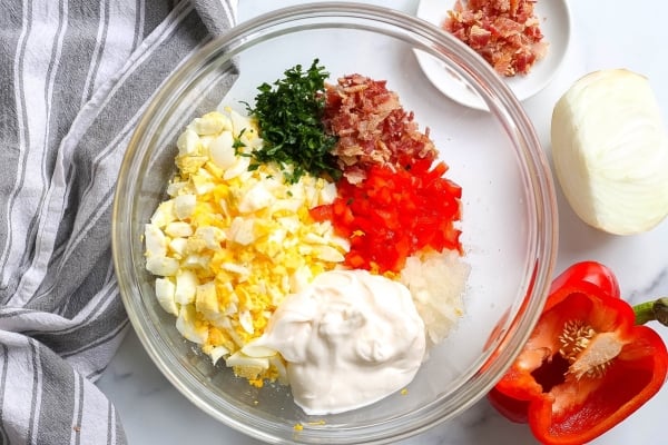 ingredients for best egg salad recipe