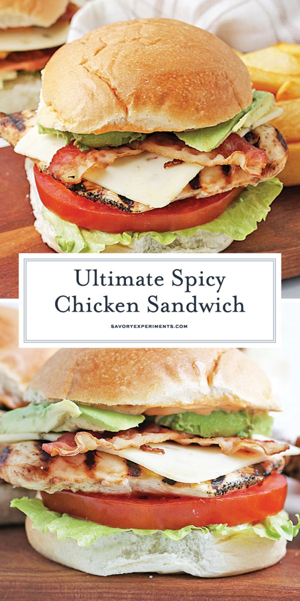 spicy chicken sandwich for pinterest 