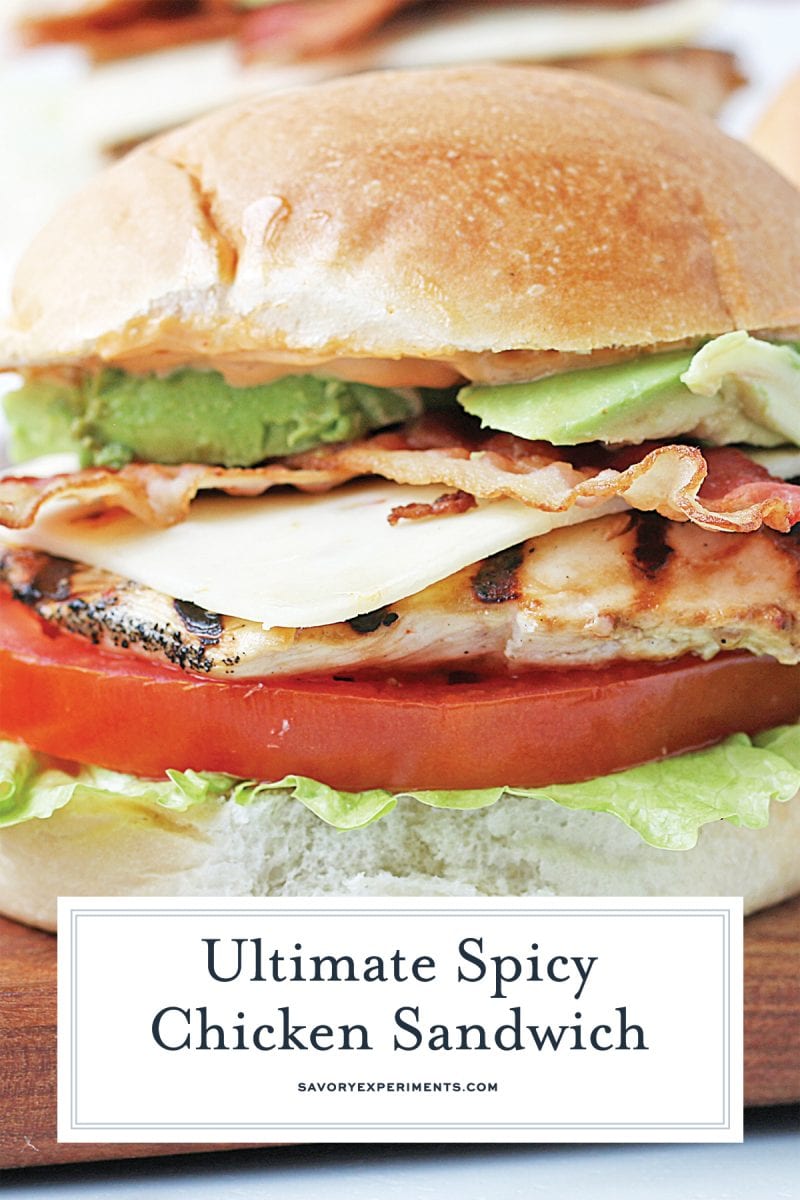 spicy chicken sandwich for pinterest 