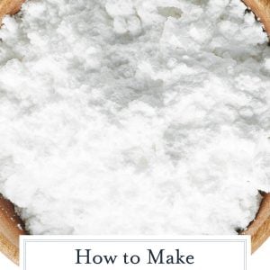 homemade powdered sugar for pinterest