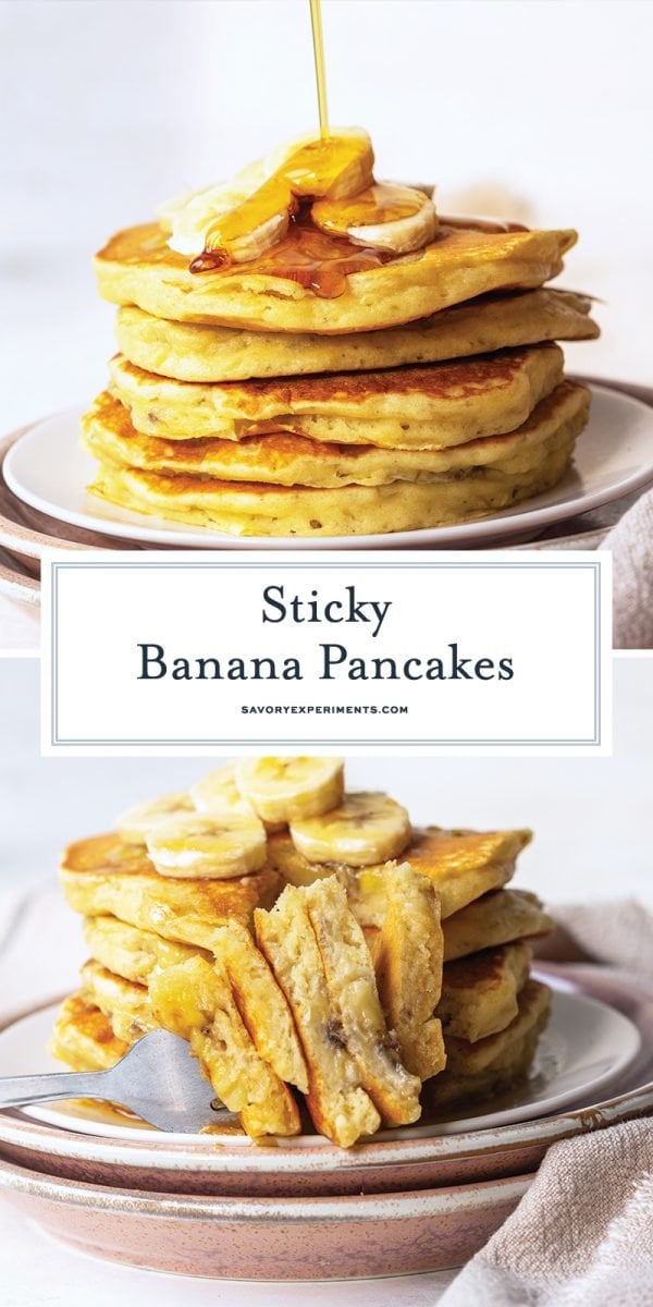 banana pancakes for pinterest 