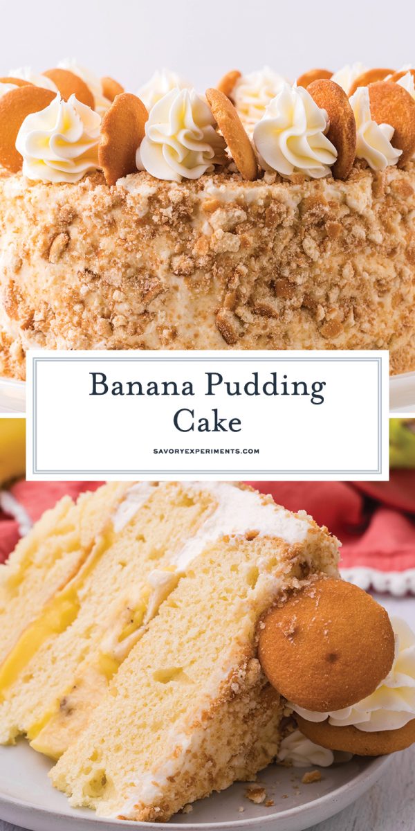 banana pudding cake for pinterest 