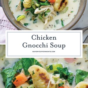 chicken gnocchi soup for pinterest