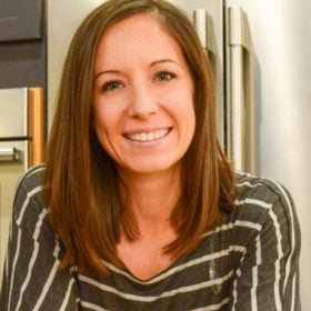 woman wearing striped shirt