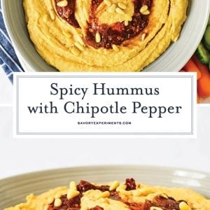spicy hummus for pinterest