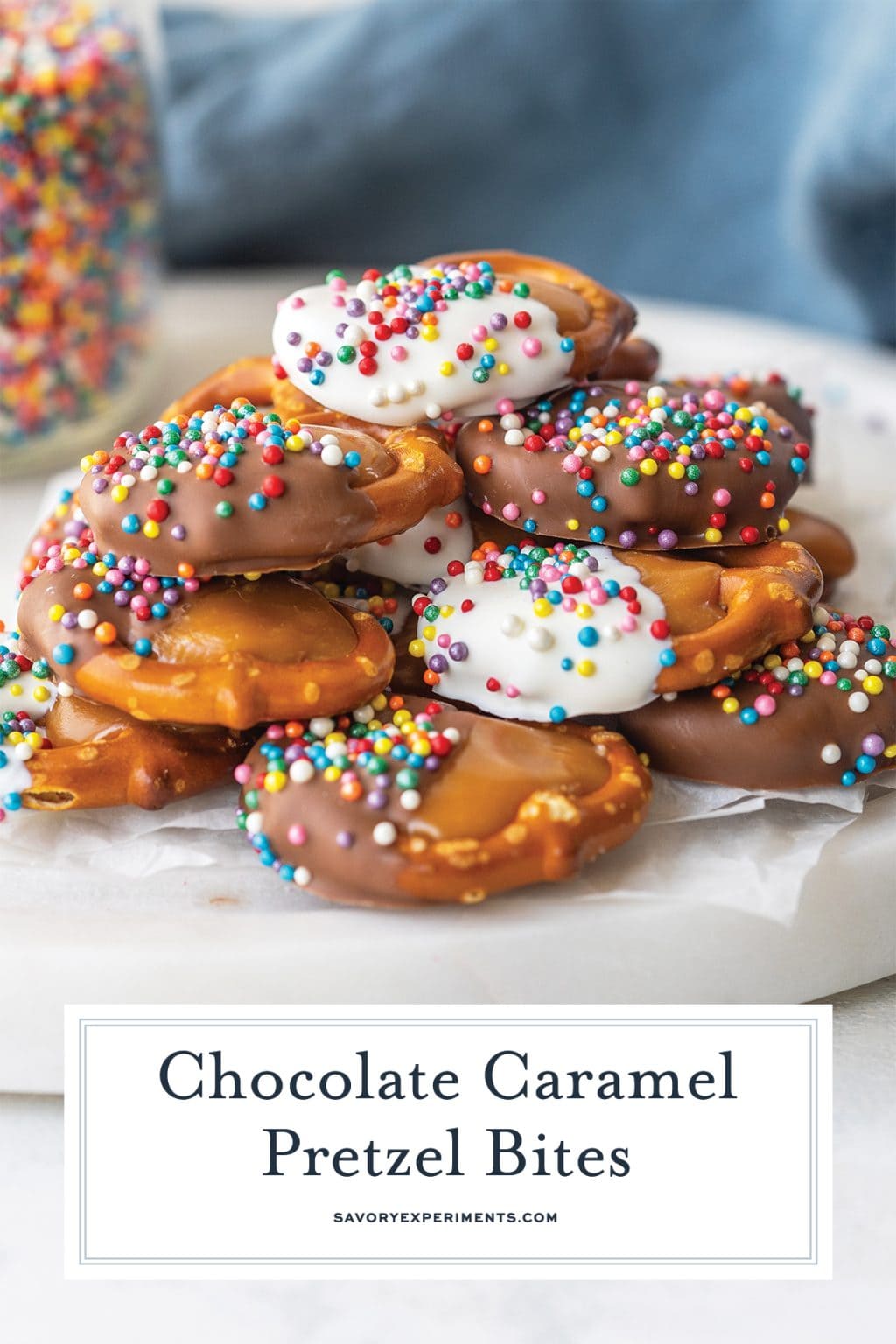 EASY Chocolate Caramel Pretzel Bites Only FOUR Simple Ingredients!