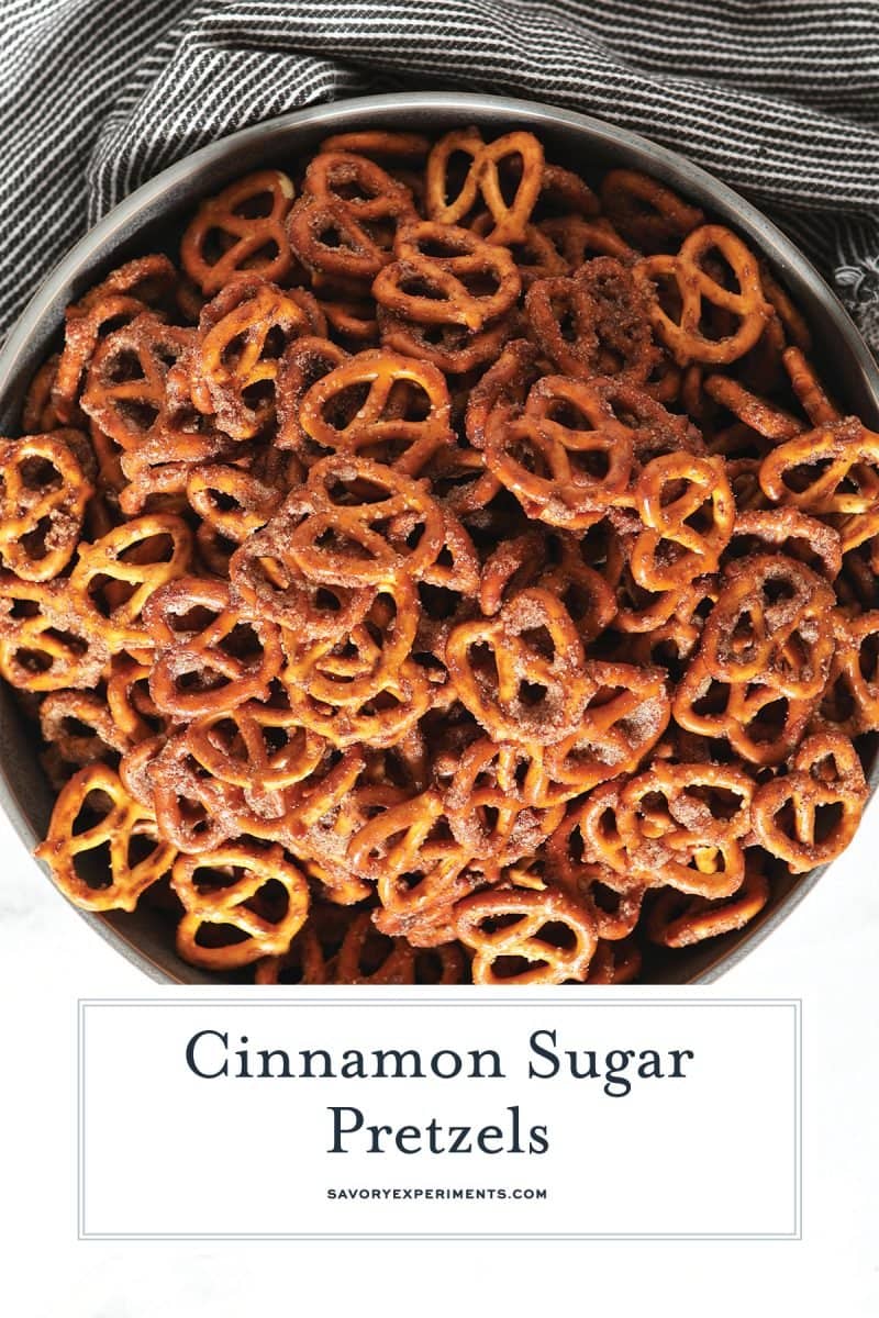 overhead cinnamon sugar pretzels 