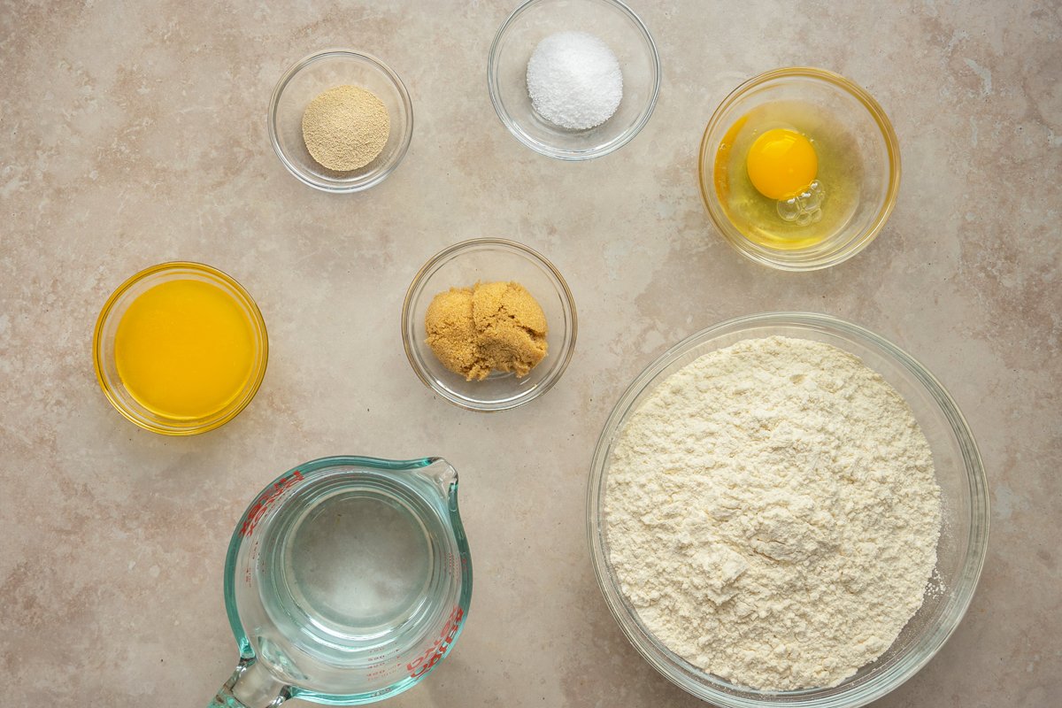 ingredients for soft pretzel bites 