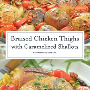 braised chicken thighs for pinterest