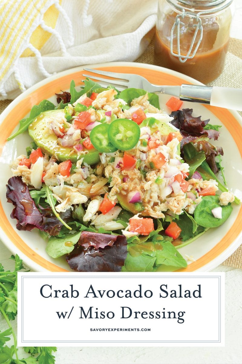 close up of crab avocado salad for pinterest 