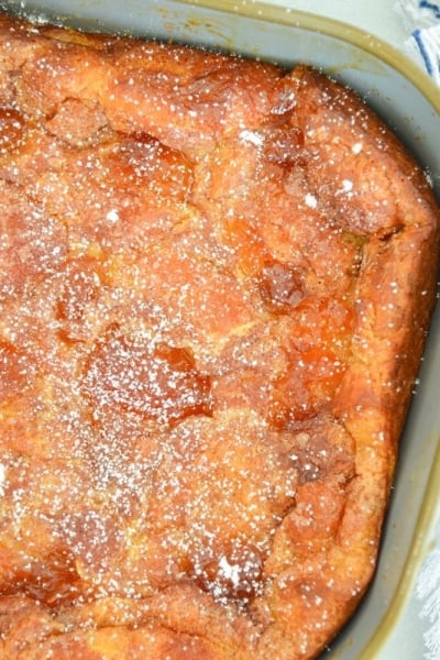 donut bread pudding corner