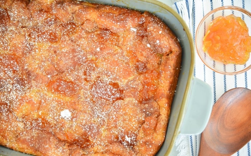 donut bread pudding corner