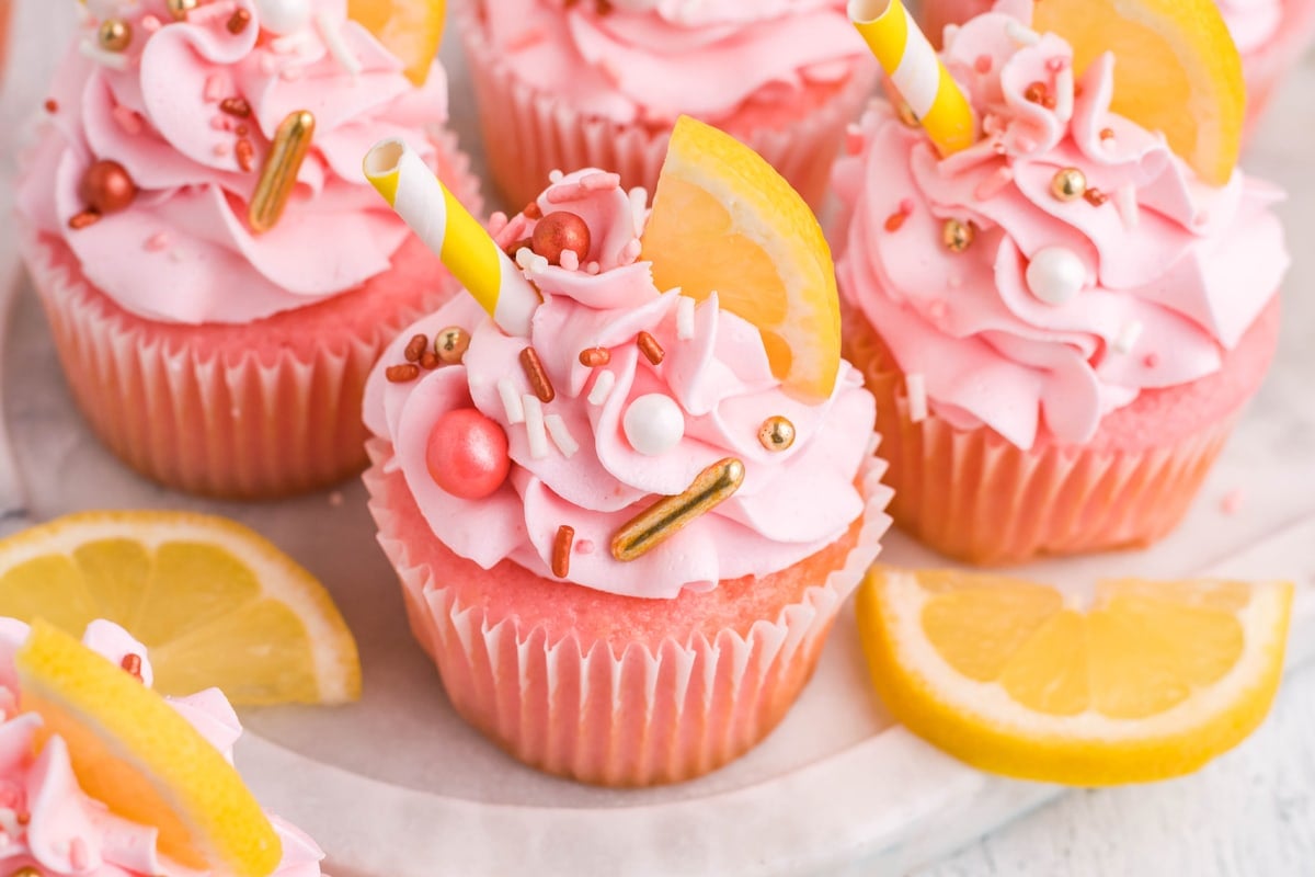 Pink Lemonade Cupcakes