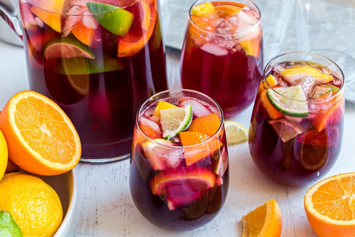 Fruity Red Wine Sangria - Aberdeen's Kitchen