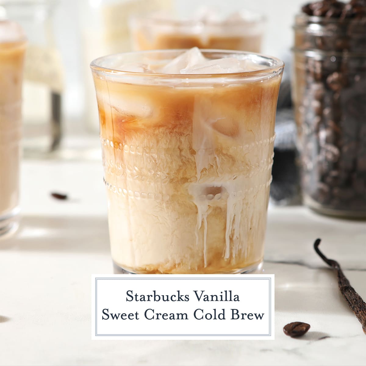 Sweet Cream Cold Foam (Starbucks Copycat Recipe) - Maplewood Road