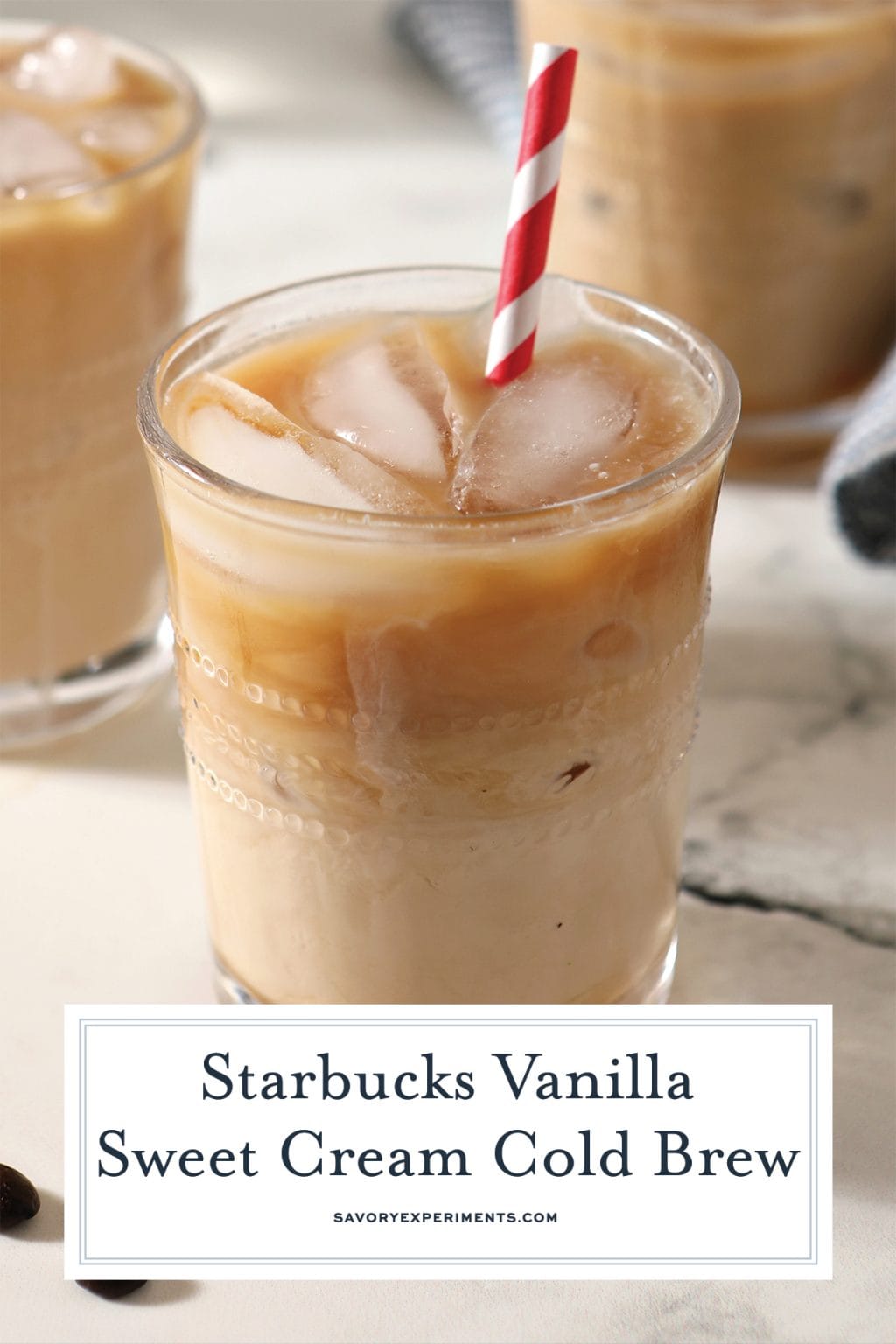 Starbucks Copycat Vanilla Sweet Cream Cold Brew EASY & Delicious!