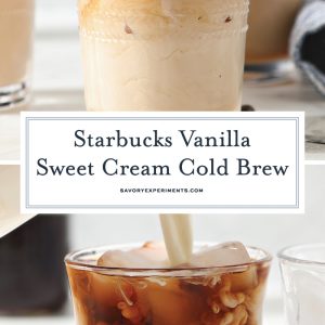 Starbucks copycat Sweet Cream Cold Foam Cold Brew recipe