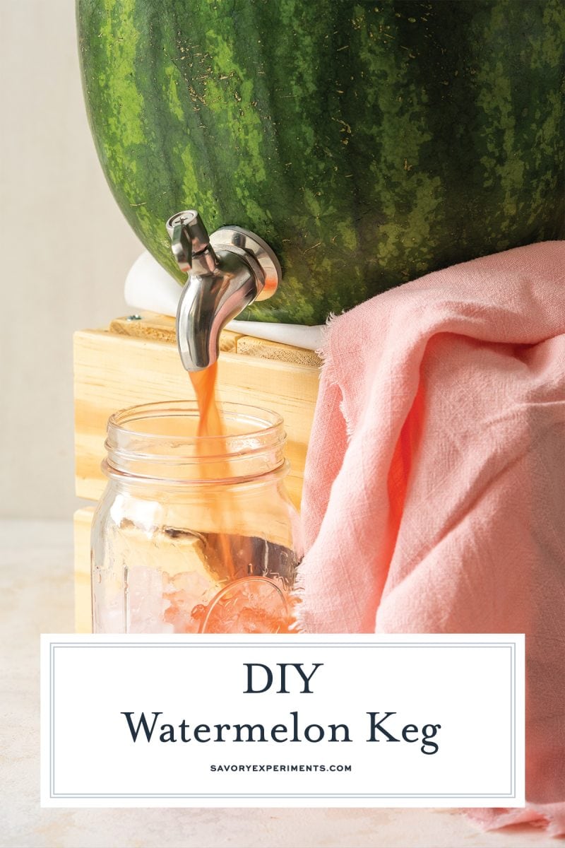 how to make a keg out of a watermelon for pinterest 